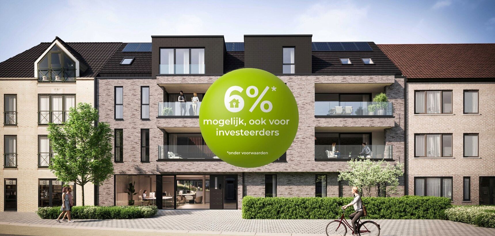 Gelijkvloers appartement te koop in Mol