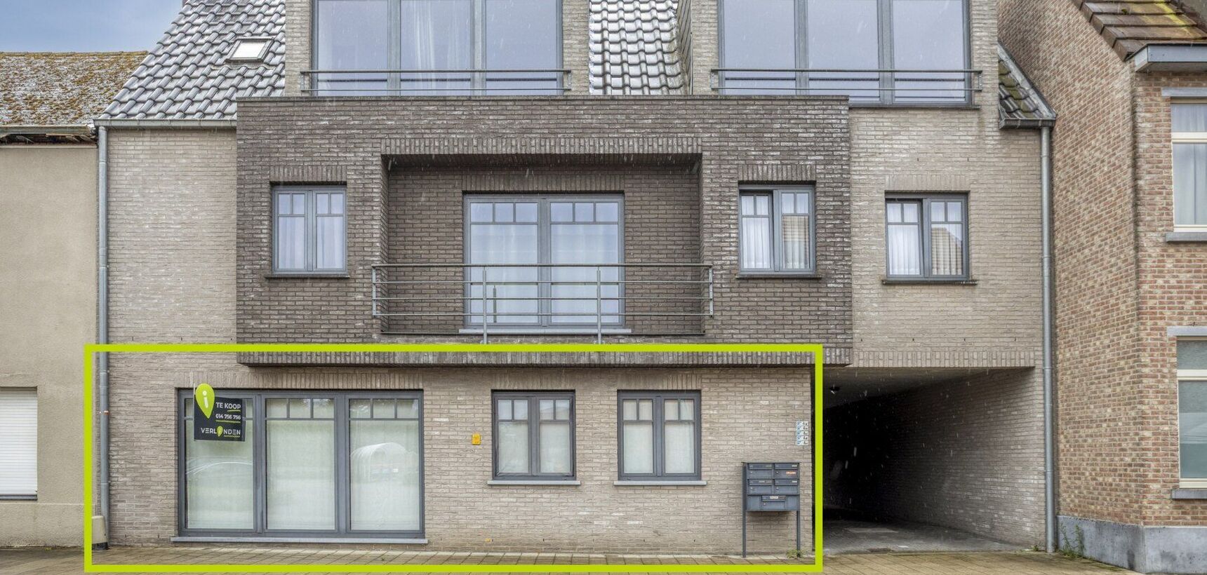 Gelijkvloers appartement te koop in Olen