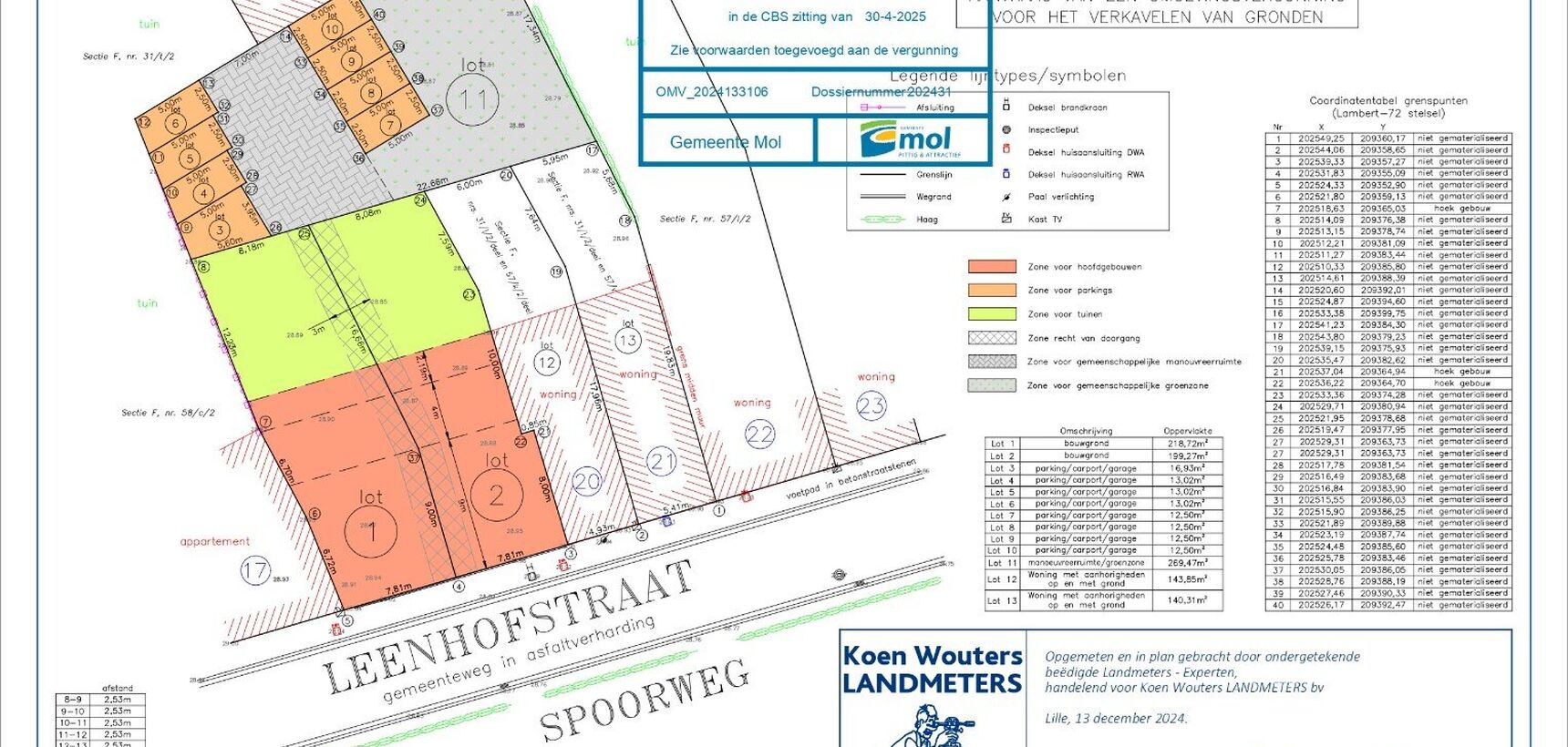 Grond te koop in Mol