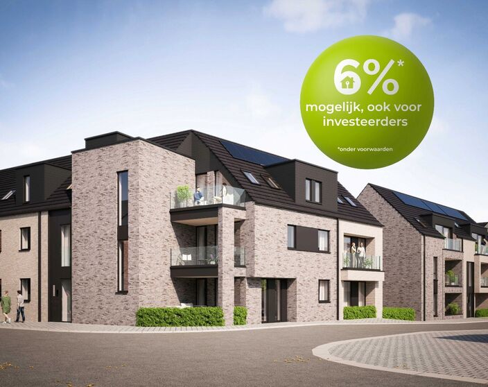 Gelijkvloers appartement te koop in Mol