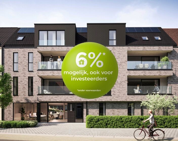 Gelijkvloers appartement te koop in Mol